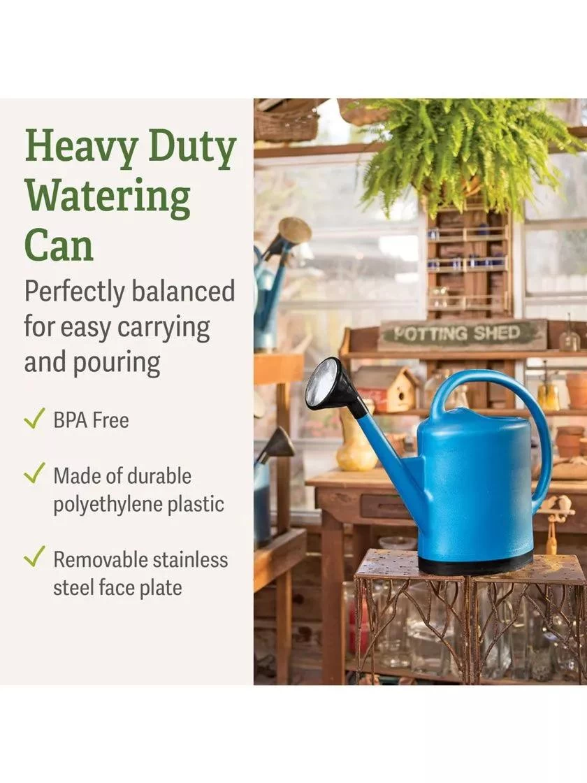 French Blue Watering Can 5 French Blue Watering Can - Image 3