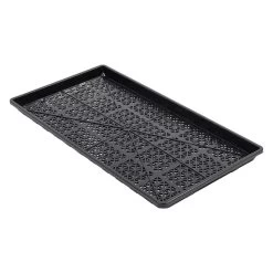 Polypro Mesh Shallow Tray, Black – 4 Count