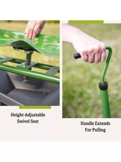 Deluxe Tractor Scoot With Bucket Basket 10 Deluxe Tractor Scoot With Bucket Basket -Plant Care Shop 40131 5