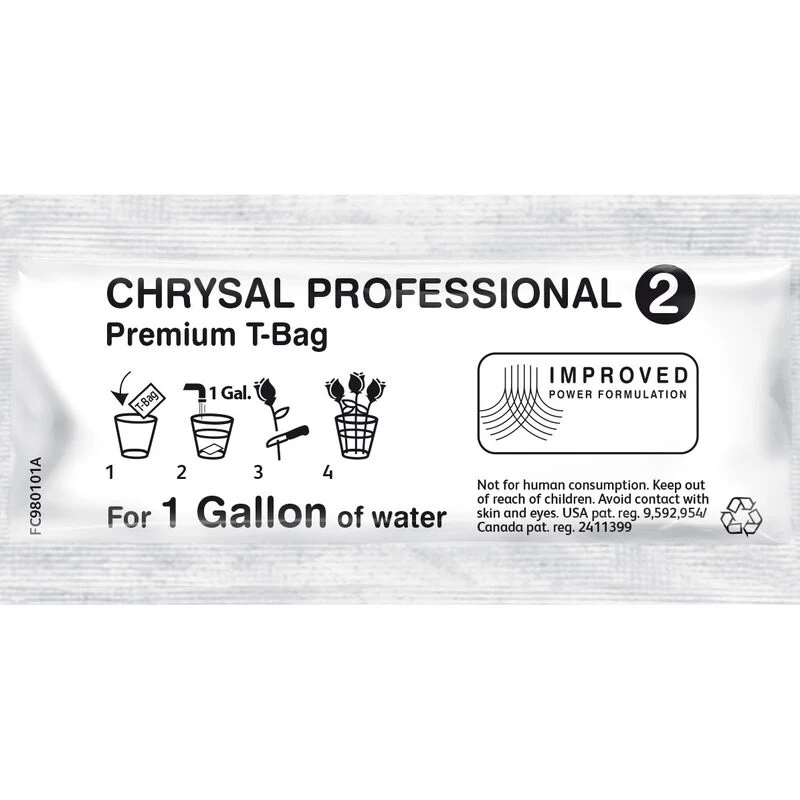 Chrysal Professional 2 Transport & Display T-Bags – 320 Count 3 Chrysal Professional 2 Transport & Display T-Bags – 320 Count
