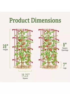 Tomato Cages, Set Of 4 -Plant Care Shop 8587040 1