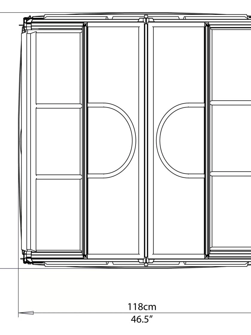 Canopia® By Palram Plant Inn™ Raised Bed Greenhouse, 4' X 4' 6 Canopia® By Palram Plant Inn™ Raised Bed Greenhouse, 4' X 4' - Image 4
