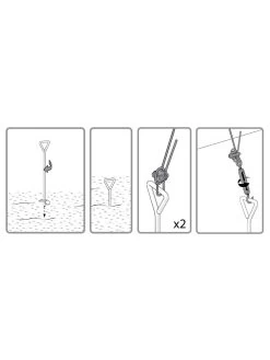 Canopia® By Palram Anchoring Kit For The Palram - Canopia Greenhouses -Plant Care Shop 8591357 08v 1