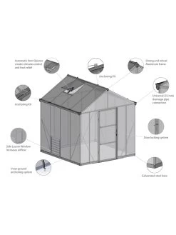 Canopia® By Palram Glory™ Greenhouse, 8' -Plant Care Shop 8591547 17v