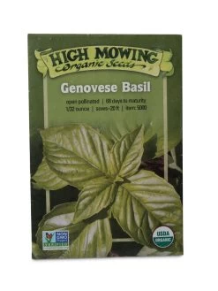 Genovese Basil Organic Seeds