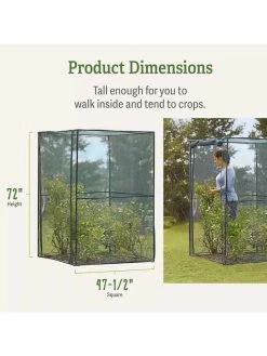 Crop Cage, 4' X 4' -Plant Care Shop 8596538 dimensions
