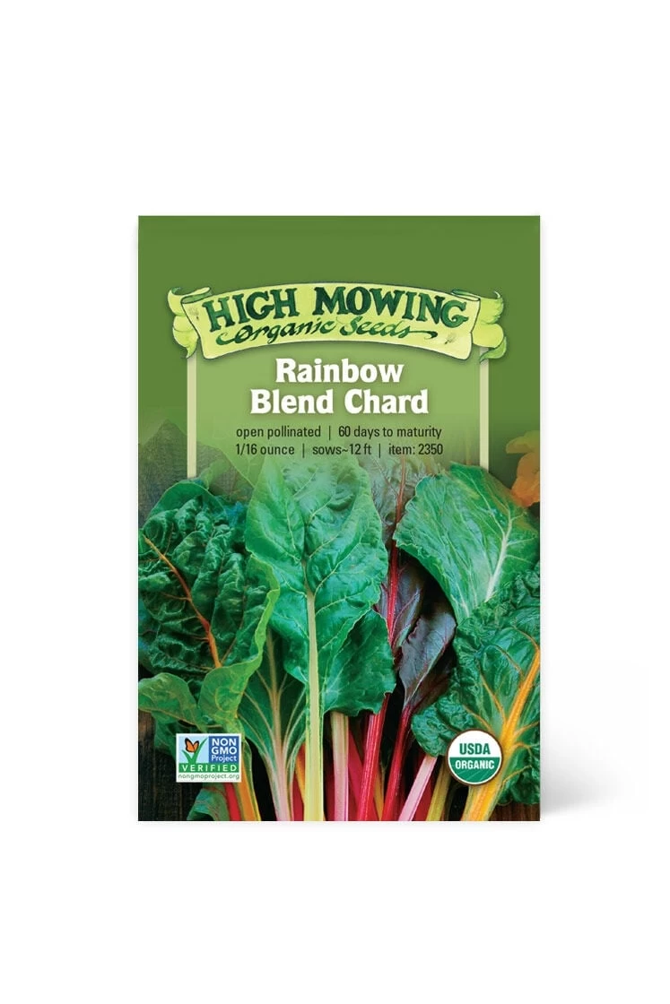 Rainbow Blend Chard Organic Seeds 3 Rainbow Blend Chard Organic Seeds
