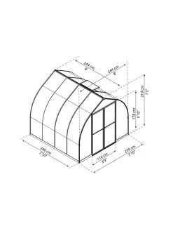 Canopia® By Palram Bella™ Greenhouse, 8' -Plant Care Shop 8599337 08v
