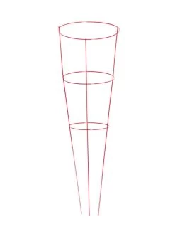 Heavy-Duty Plant Supports 42", Set Of 5 8 Heavy-Duty Plant Supports 42", Set Of 5 -Plant Care Shop 8600029 02v heavy duty colorful plant supports 42 inch red