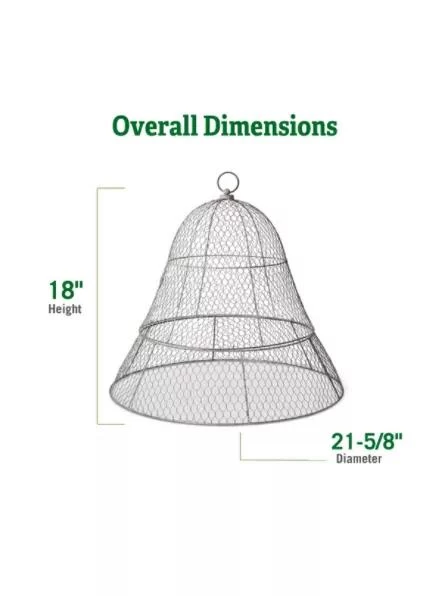 Chicken Wire Cloche With Extension 4 Chicken Wire Cloche With Extension - Image 2