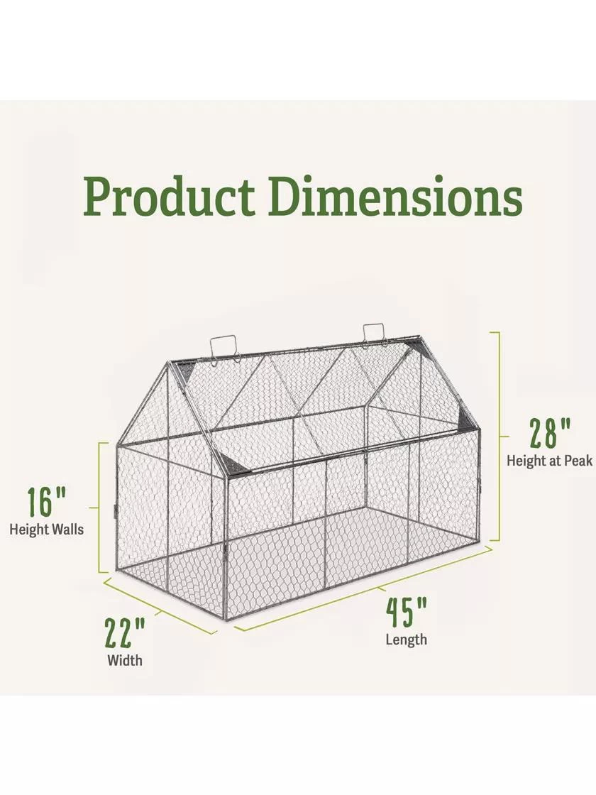 Chicken Wire Crop Coop 4 Chicken Wire Crop Coop - Image 2