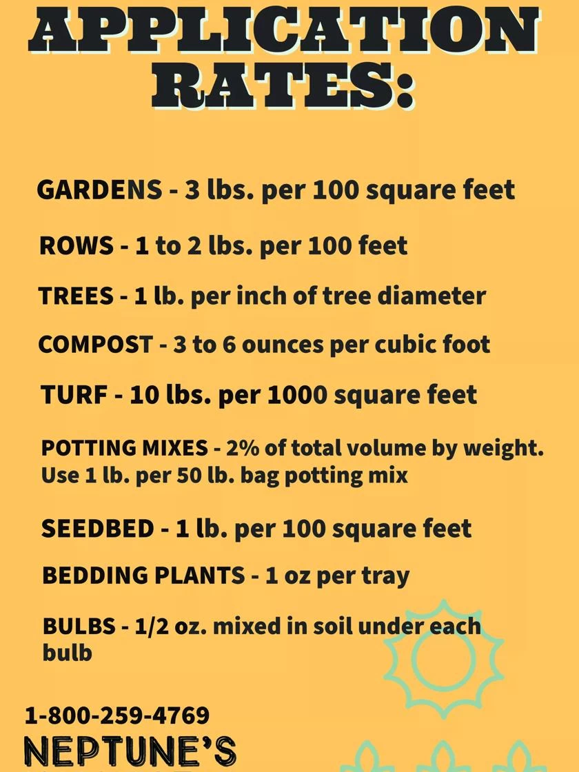 Neptune's Harvest Crab & Lobster Shell Plant Food, 4 Pound 5 Neptune's Harvest Crab & Lobster Shell Plant Food, 4 Pound - Image 3