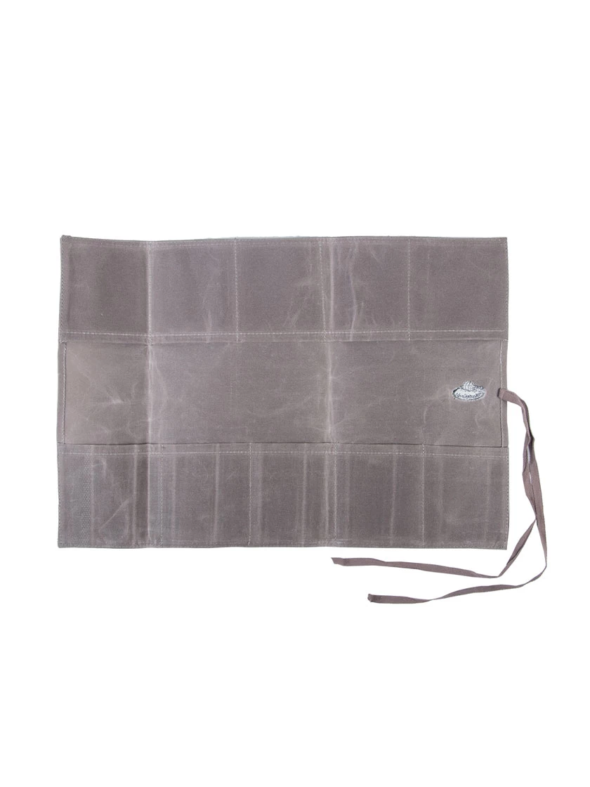 Esschert Waxed Canvas Roll Up Pouch 4 Esschert Waxed Canvas Roll Up Pouch - Image 2