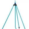 Aqua Joe AJ-IST72ZM Indestructible Zinc Impulse 360-Degree Telescoping Tripod Sprinkler | Customizable Coverage | Extends From 42-72-inches | 1390 Sq Ft Max Coverage -Plant Care Shop 8610642 01V jpg