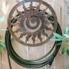 Rustic Sun Wall-Mount Garden Hose Hanger -Plant Care Shop 8611025 9611 tif