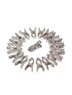 Metal Medium Garden Clips 2.25", Set Of 18 -Plant Care Shop 8612443 0032 metal medium garden clips set of 18