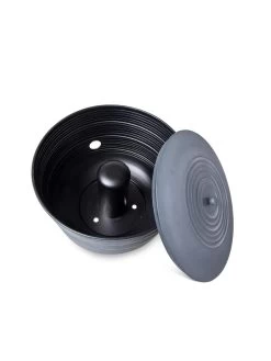 Ribbed Hose Pot With Lid -Plant Care Shop 8613332 5808